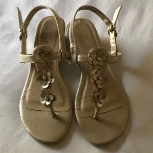 Silver sandals